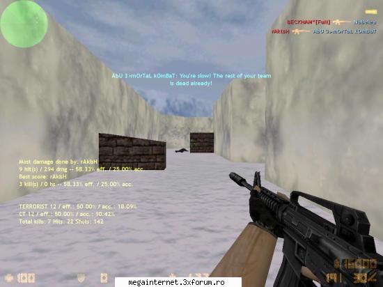 JUCATORII DIN TOP - LOCUL 1 - rAkIsH pe fy_iceworld ..:D facusem vreo 4 ..cu - Serverul de Counter-Strike 1.6