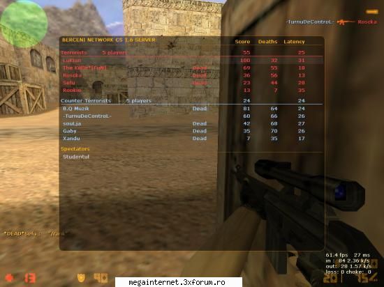 JUCATORII DIN TOP - LOCUL 1 - 28 ianuarie la 4 dimineatza! :D - Serverul de Counter-Strike 1.6